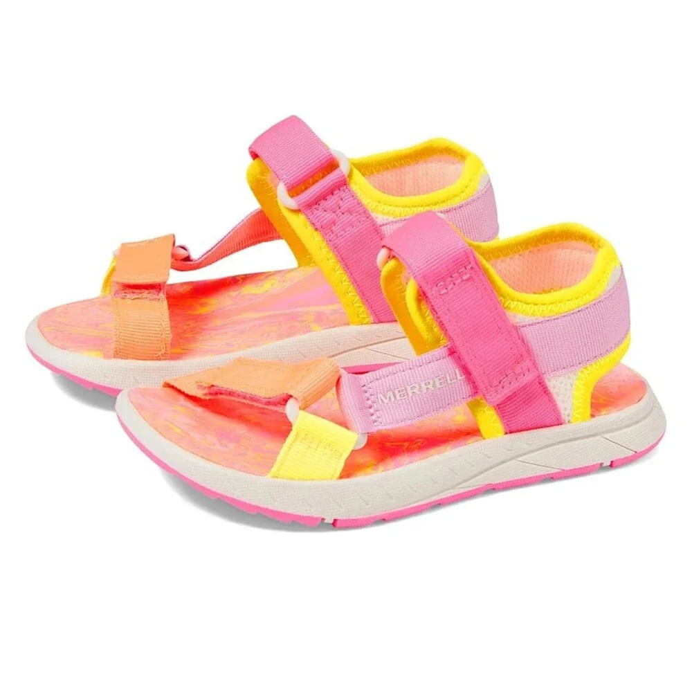 Merrell Kahuna Web 2.0 MK167536 Sandals Kids US 7 Pink Adjustable Strap HTAT1676